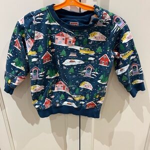 Kids' Blue Winter Wonderland Sweatshirt 18-24m